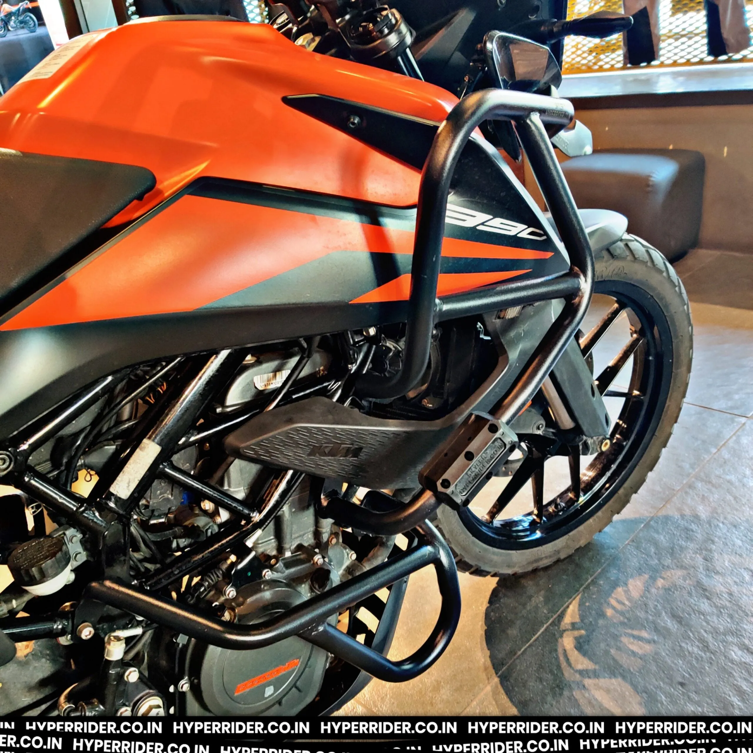 Hyperrider KTM Adventure 390 250 Crash Guard Type 2 Orange (HRADV021S)