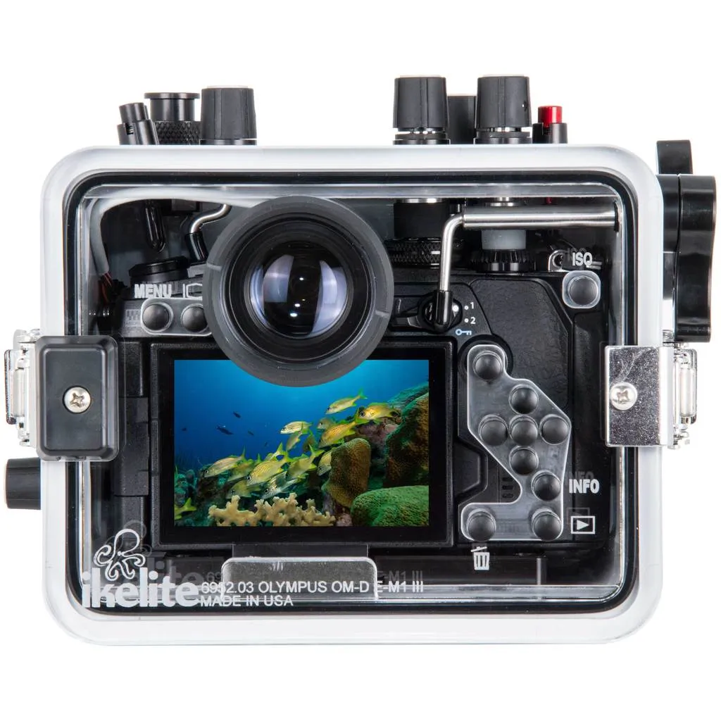 Ikelite 200DLM/B Underwater Housing for Olympus OM-D E-M1 III Mirrorless Cameras