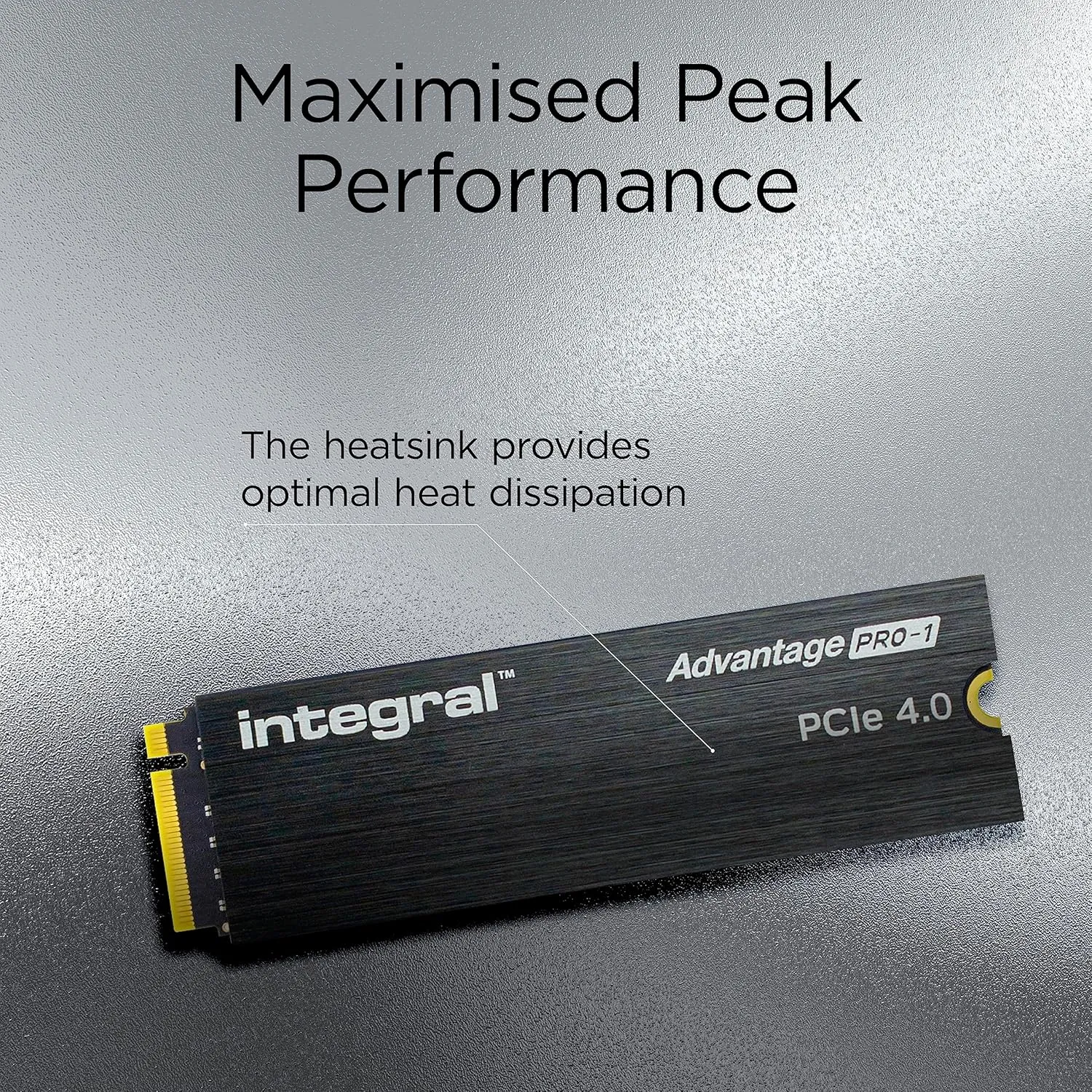 Integral Advantage PRO 1 2TB NVMe SSD – M.2 2280, PCIe Gen4x4, Up to 7400MB/s Read & 6700MB/s Write Speeds