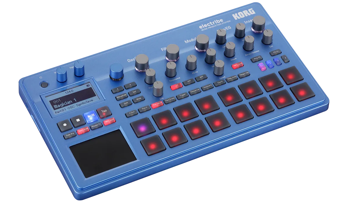 Korg ELECTRIBE2BL Electribe Music Production Station (Blue)