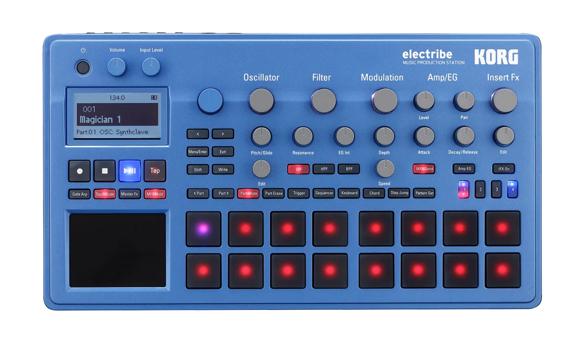 Korg ELECTRIBE2BL Electribe Music Production Station (Blue)