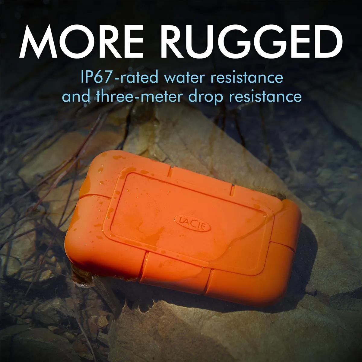 LaCie Rugged SSD External Solid State Drive Thunderbolt 3 2TB