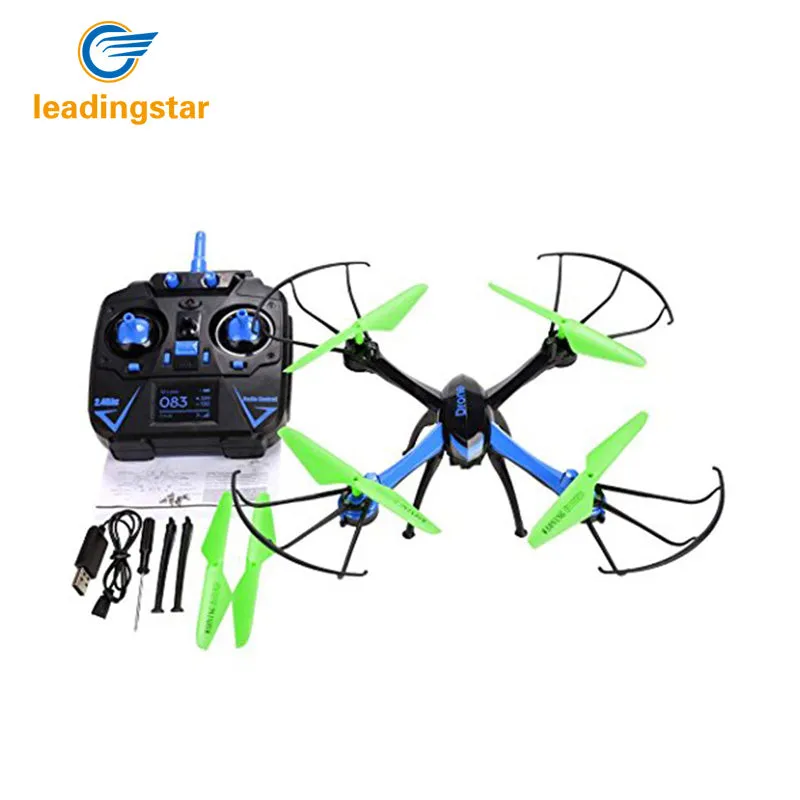 LeadingStar RC Drone 6 Axis Gyro 2.4GHz 4CH Quadcopter with Camera 360Degree Eversion Funny Drone H98 Toys For Children zk15