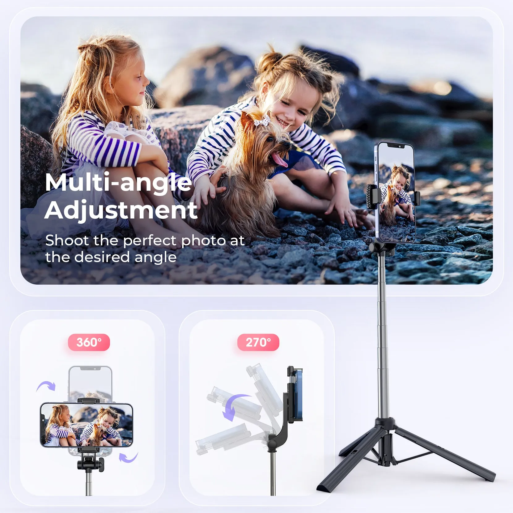 Mpow Phone Tripod Selfie Stick Tripod with Wireless 231AB