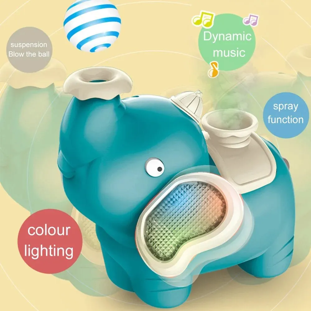 Musical Ball Blowing Elephant with Light and Humidifier