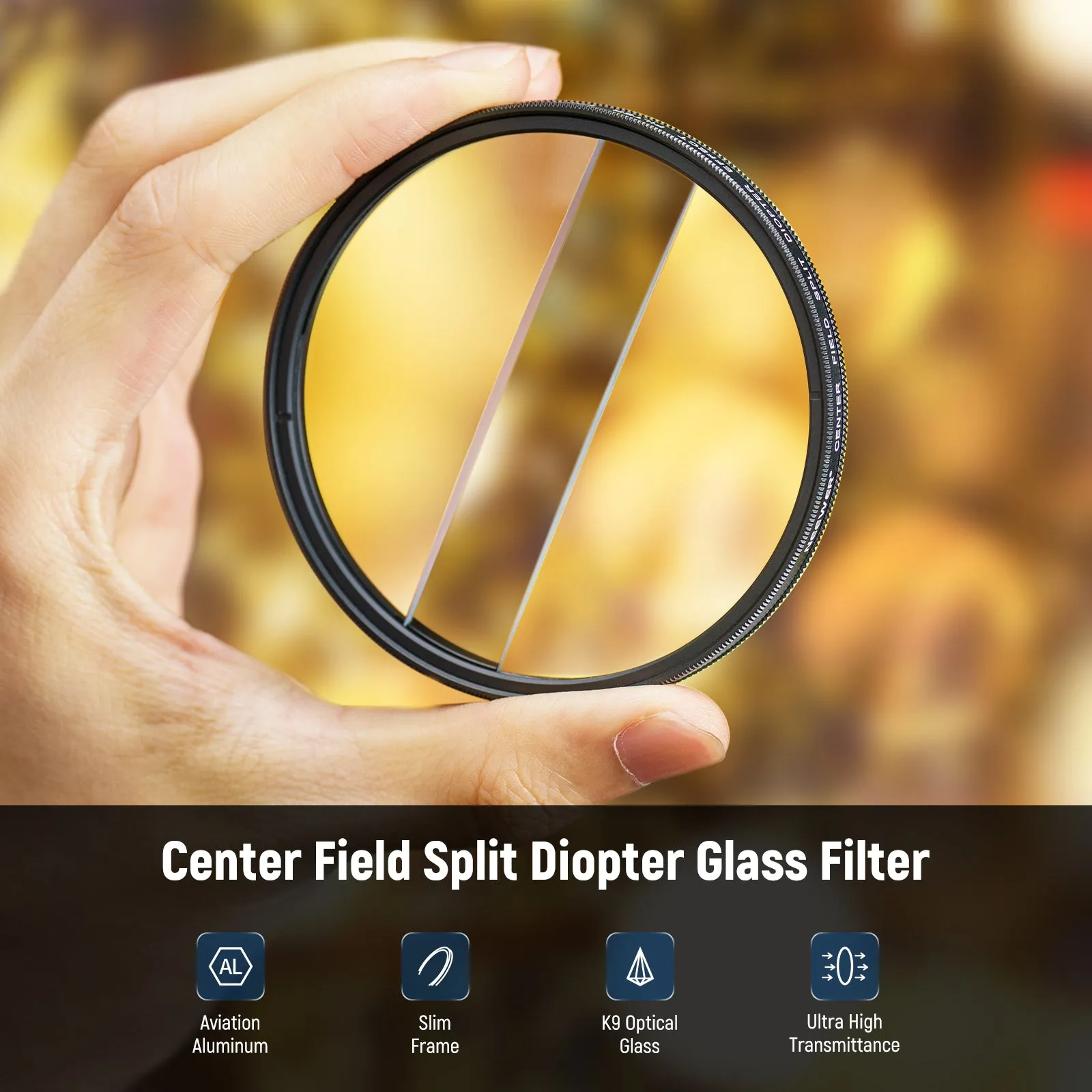 NEEWER Center Field Split Diopter Effect Filter