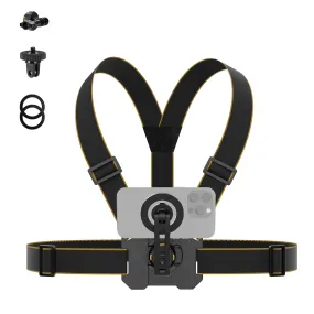 NEEWER GP18 Chest Mount Harness Compatible with Action Camera & Phone