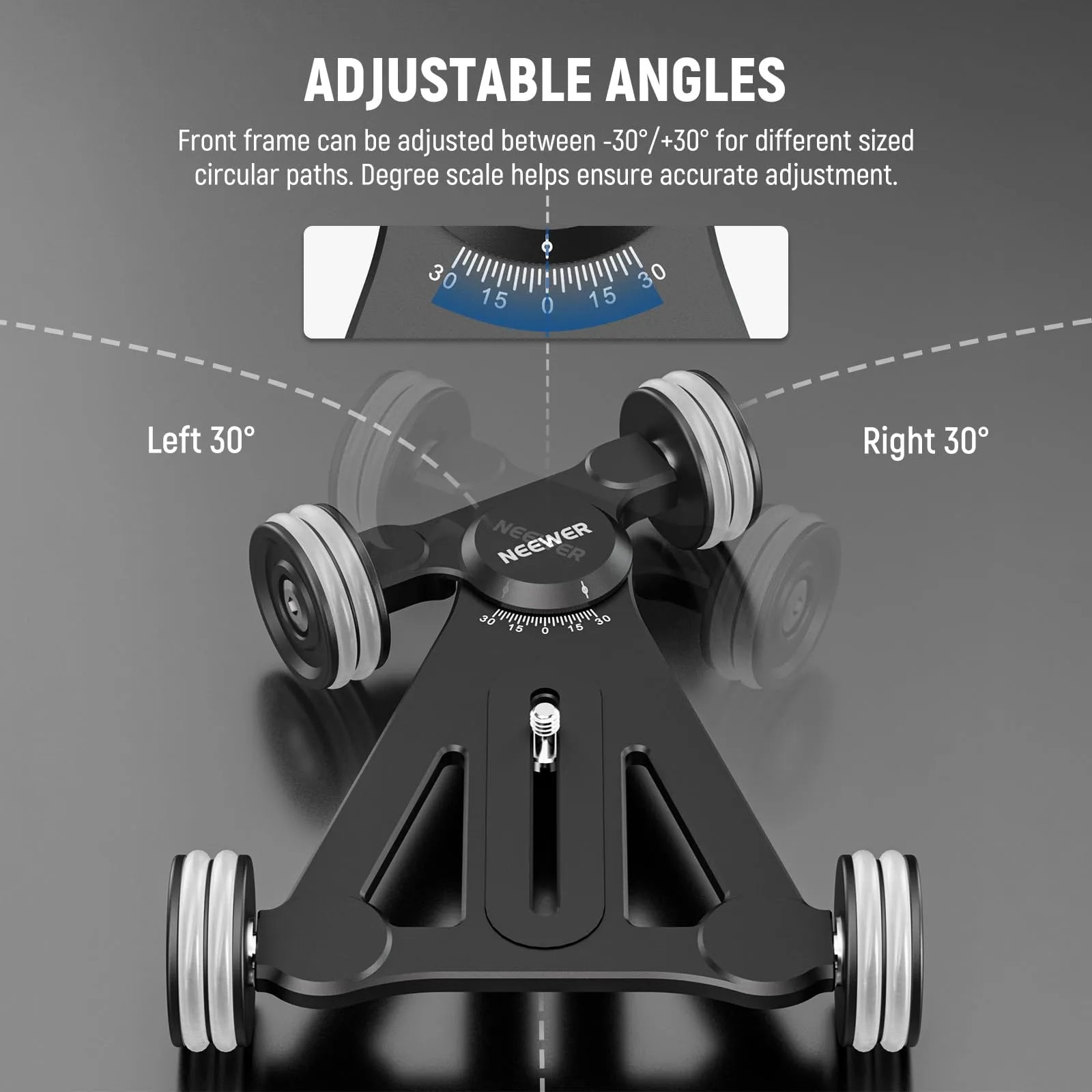 Neewer SD002 Enhanced Camera Slider Dolly Mount - Premium Quality & High Efficiency