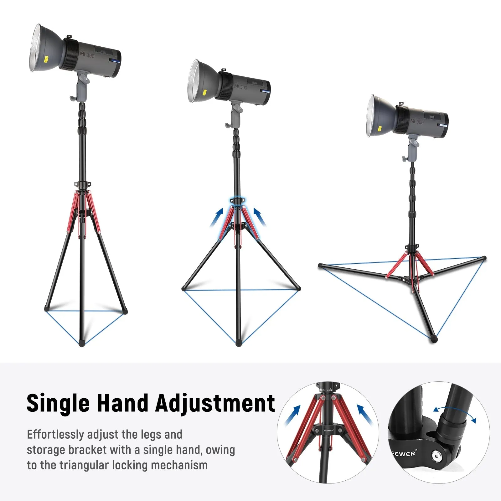 NEEWER ST210RA Aluminium Alloy Light Stand