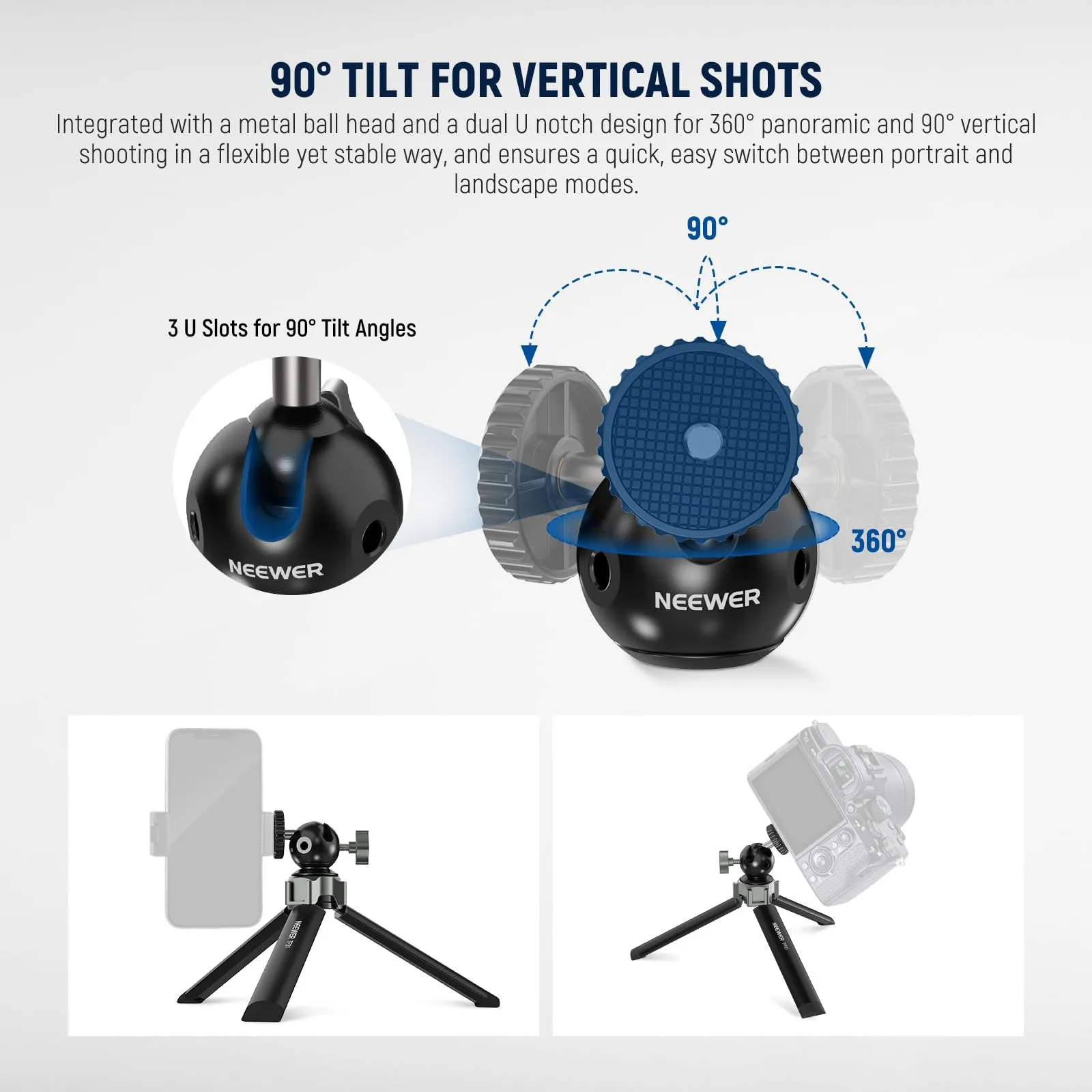 NEEWER TP31 Metal Mini Tripod