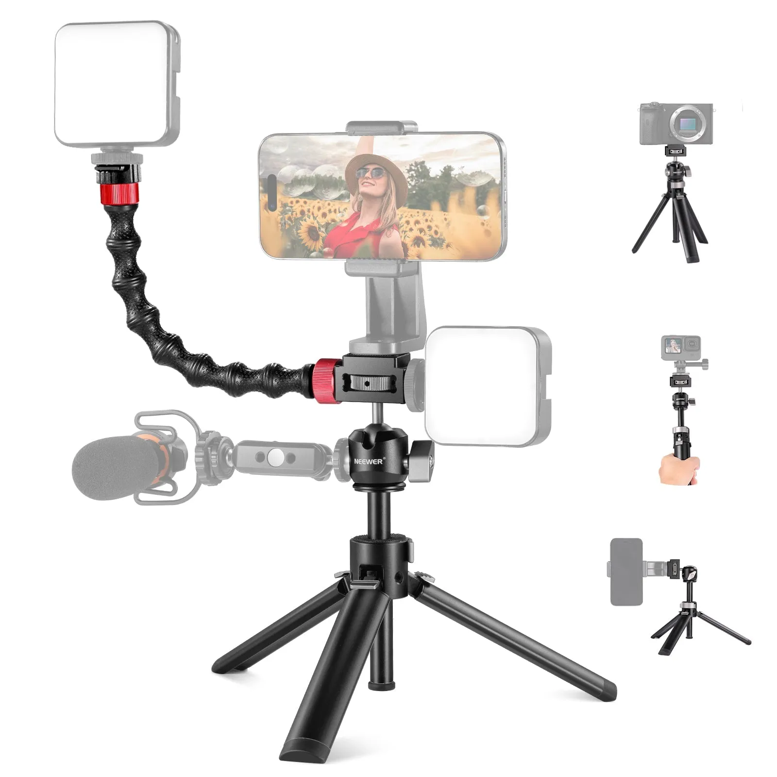 NEEWER TP32 Metal Desktop Mini Tripod