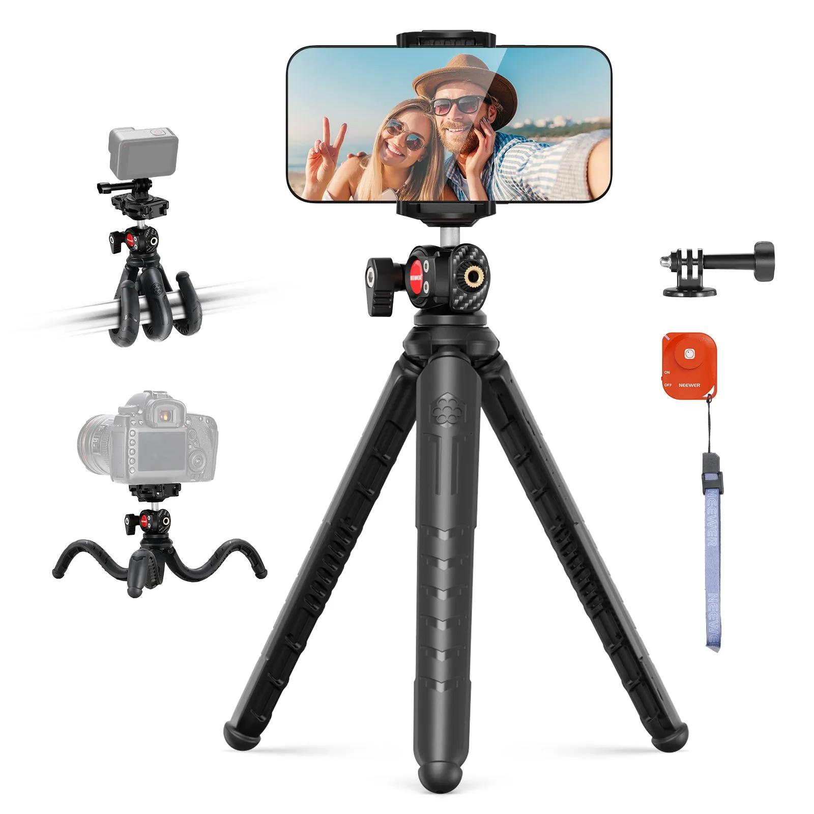 NEEWER TP35 Flexible Mini Tripod with Remote