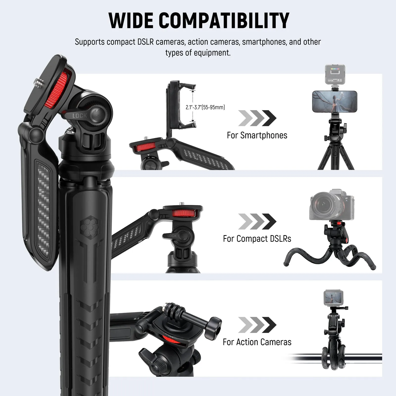 NEEWER TP36 Mini Flexible Tripod