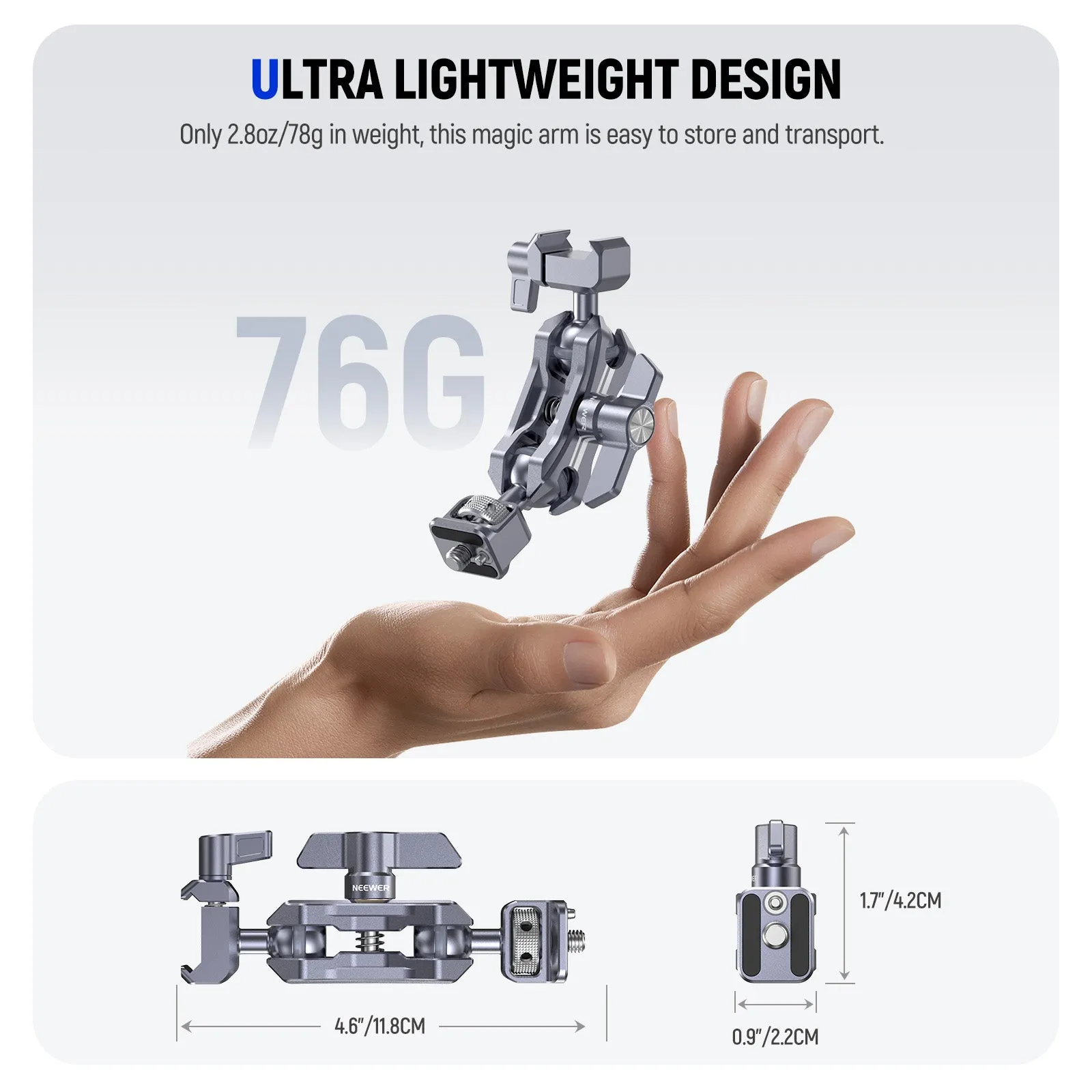 NEEWER UA072 Lightweight Magic Arm