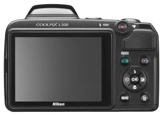 Nikon Coolpix L320 Digital Camera - Black