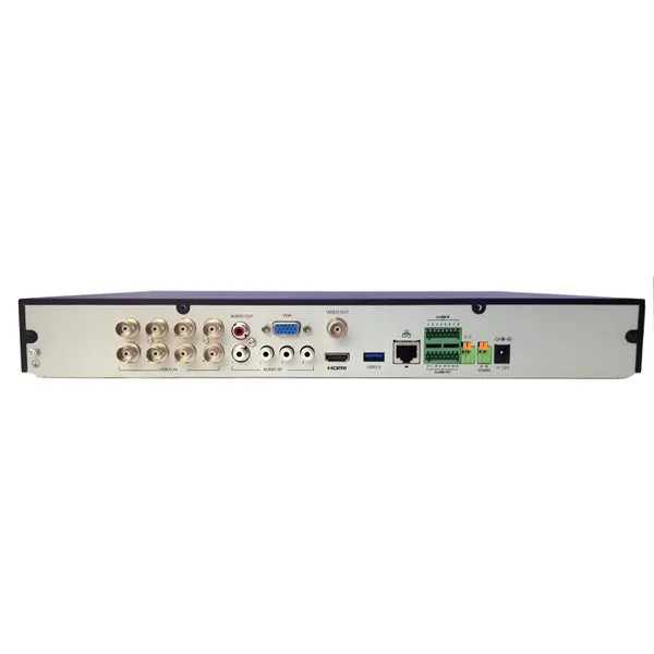 NVR302-08U / 8-Channel 8MP TVI CVI AHD H.265 Hybrid