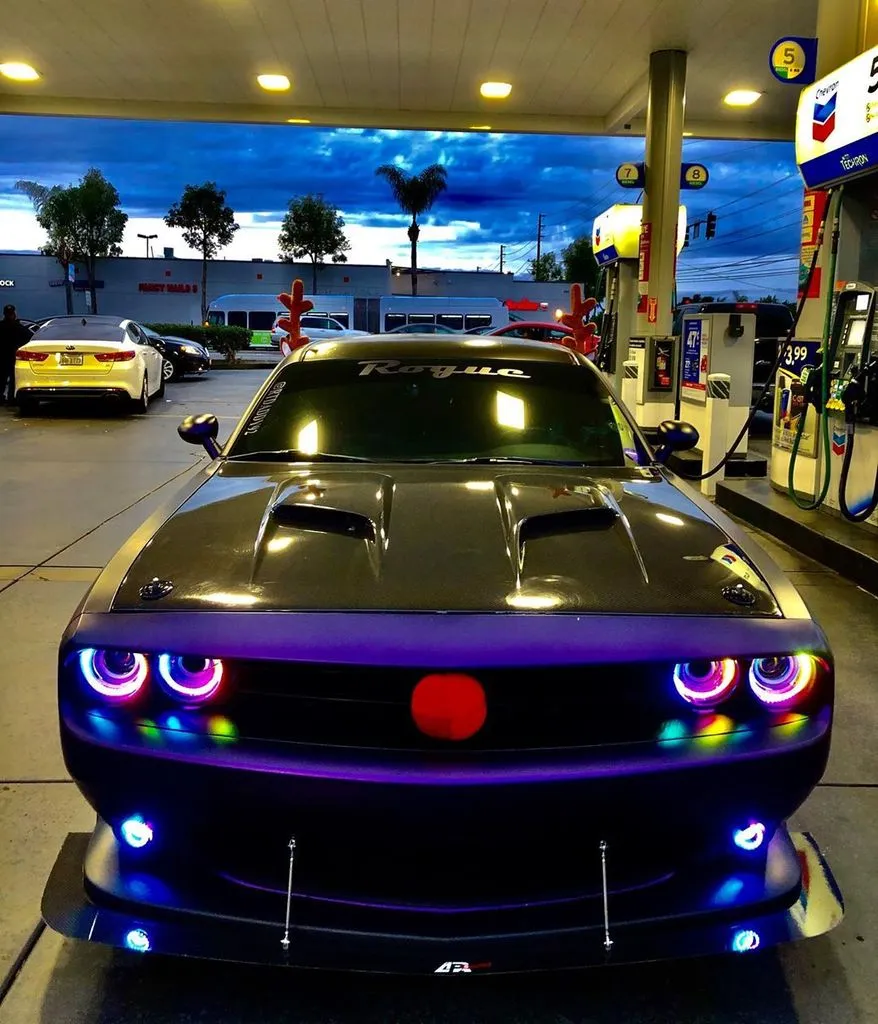 Oracle Fog Light Halo Upgrade Kit Dodge Challenger (08-14) [Dynamic ColorSHIFT] Waterproof or Non-Waterproof