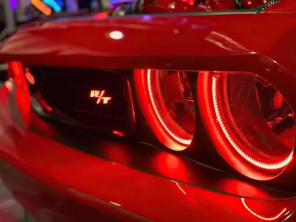 Oracle Headlight & Fog Light  LED Halo Kit Dodge Challenger (08-14) [Surface Mount] Dynamic ColorSHIFT