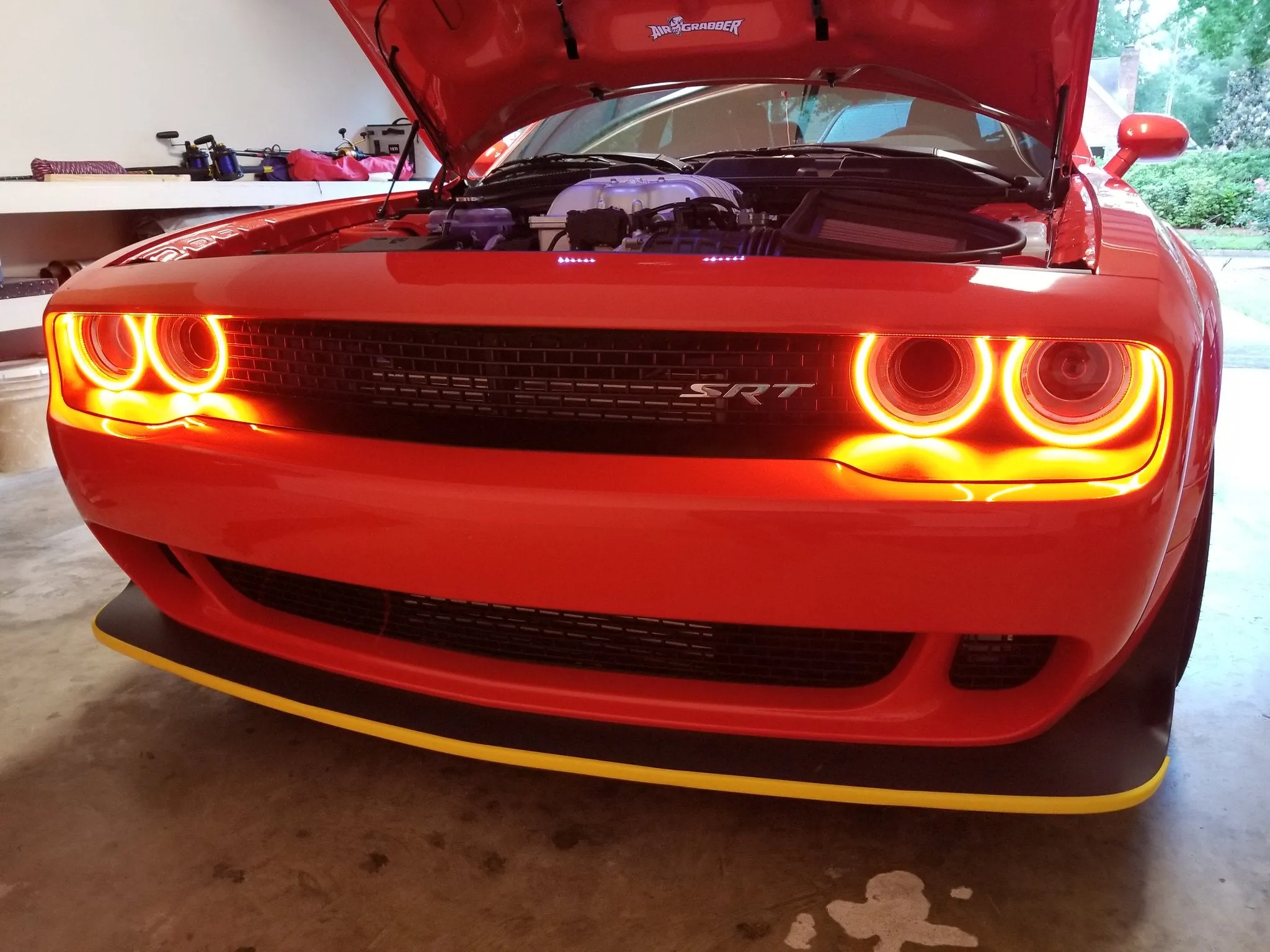 ORACLE Lighting 2015-2023 Dodge Challenger Dynamic ColorSHIFT Headlight Halo Kit - Surface Mount