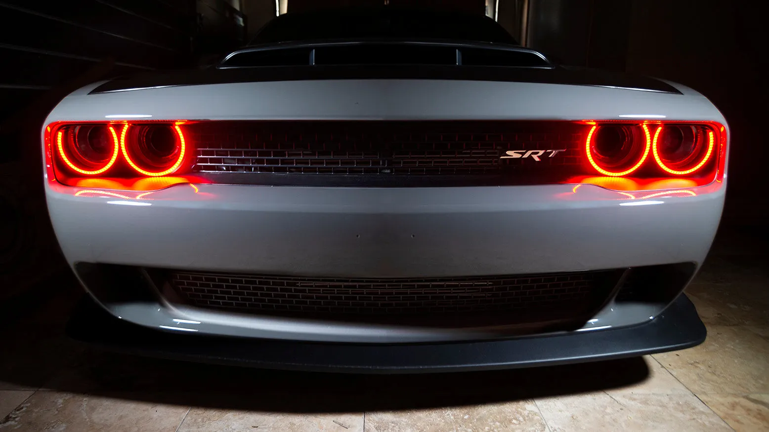 ORACLE Lighting 2015-2023 Dodge Challenger Dynamic ColorSHIFT Headlight Halo Kit - Surface Mount