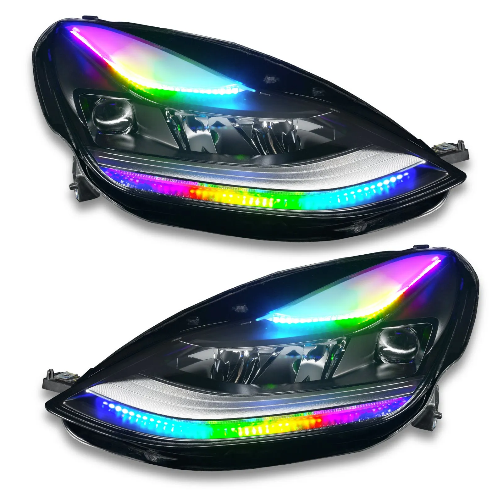 ORACLE Lighting 2021  Tesla Model 3 Dynamic ColorSHIFT Headlight DRL Upgrade