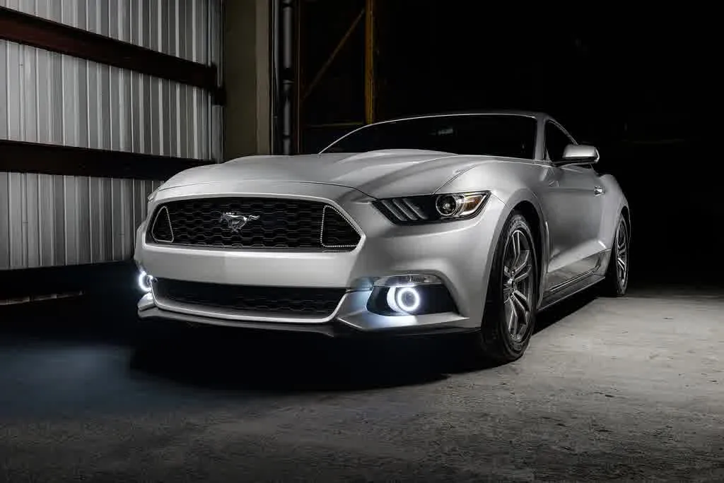 Oracle Projector Fog Light  LED Halo Kit Ford Mustang (15-17) [Surface Mount] Dynamic ColorSHIFT