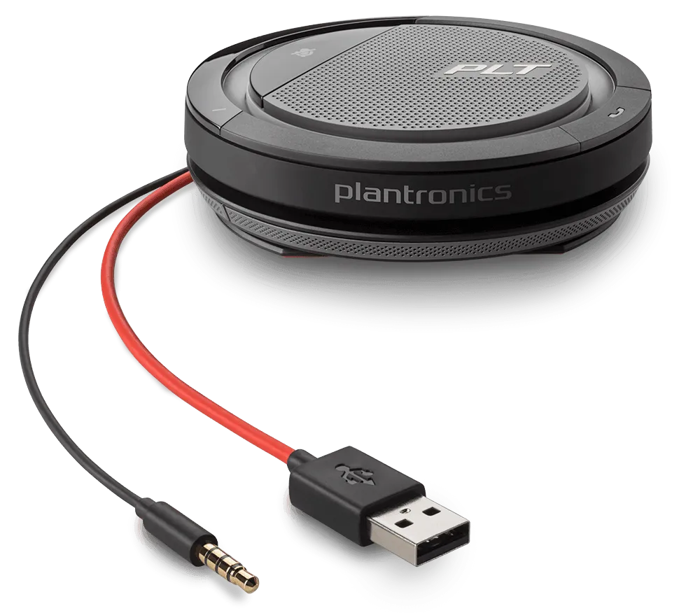 Poly (Plantronics) Calisto 5200 USB-A & 3.5mm Conference Speakerphone(2 Years Manufacture Local Warranty In Singapore) -EOL