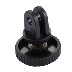 PULUZ 1/4 inch Screw Tripod Mount Adapter for GoPro, Insta360, DJI and Other Action Cameras 5mm Diameter Screw Hole, 3.3cm Diameter