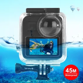 PULUZ 45m Underwater Waterproof Housing Diving Case for GoPro MAX, with Buckle Basic Mount & Screw