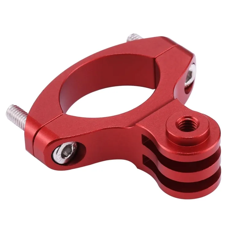 PULUZ Bike Handlebar Adapter Aluminum Mount for GoPro, Insta360, DJI and Other Action Cameras(Red)