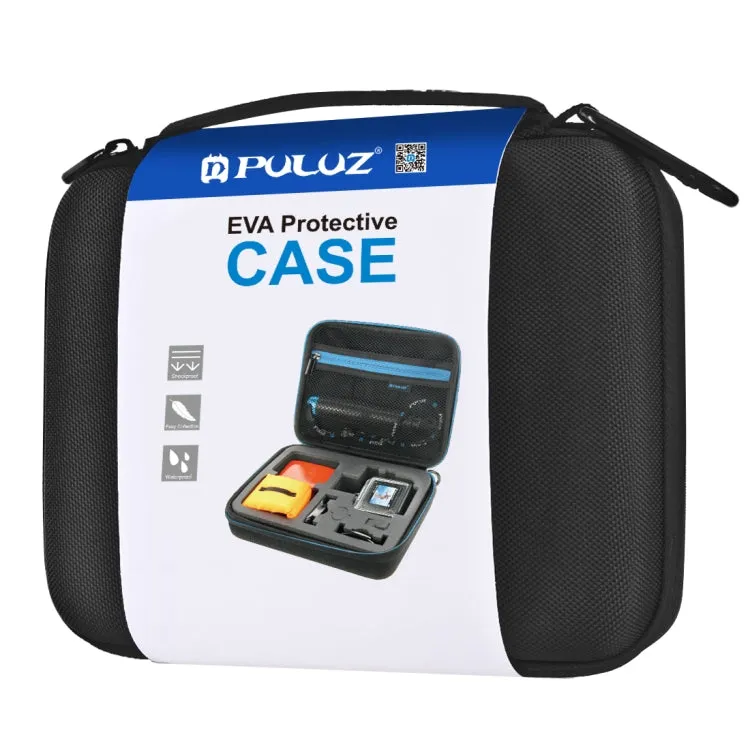 PULUZ Waterproof Carrying and Travel Case for for GoPro, Insta360, DJI and Other Action Cameras Accessories, Medium Size: 23cm x 17cm x 7cm