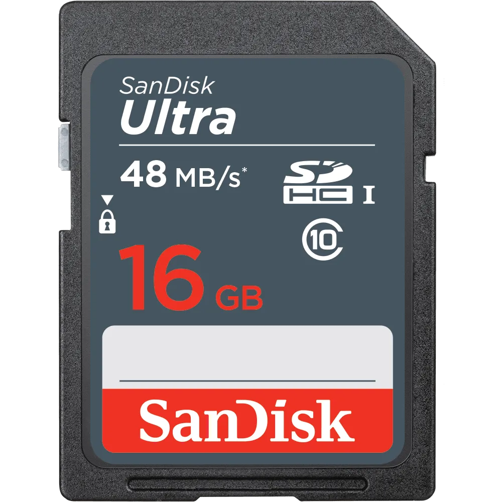 SanDisk 16GB SDHC Ultra UHS-1 Memory Card