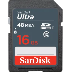 SanDisk 16GB SDHC Ultra UHS-1 Memory Card