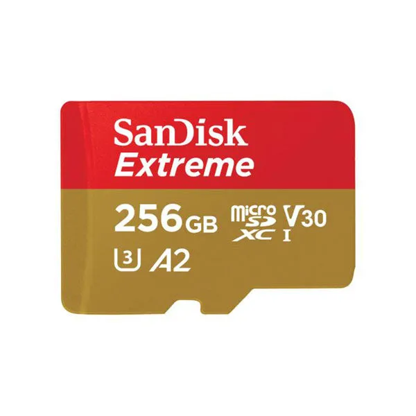 SanDisk 256GB Extreme microSDXC UHS-I Card - SDSQXAV-256G