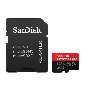 SanDisk Extreme Pro 128GB microSDXC U3 Memory Card