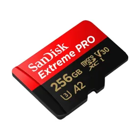 SanDisk Extreme Pro 256GB microSDXC U3 Memory Card