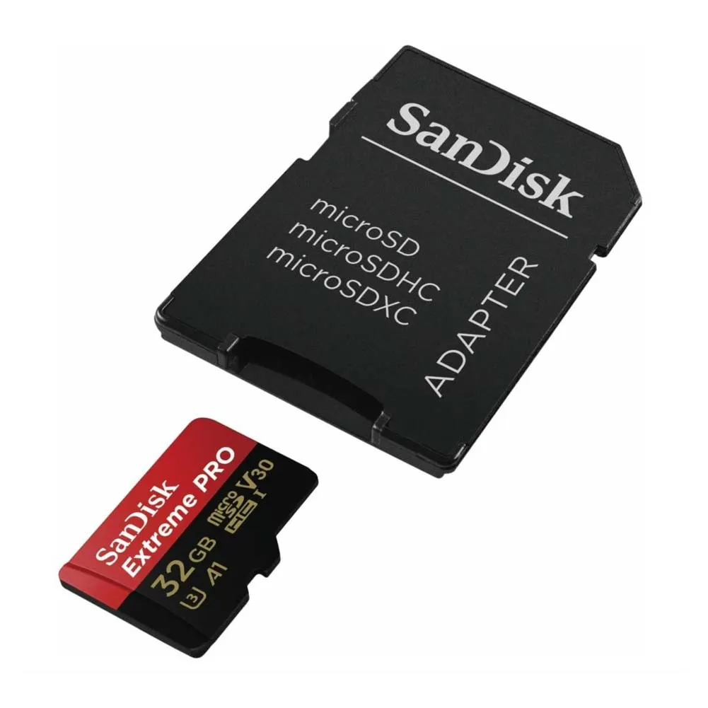 SanDisk Extreme Pro 32GB microSDHC U3 Memory Card