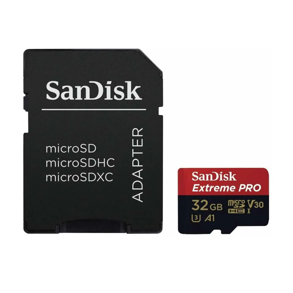 SanDisk Extreme Pro 32GB microSDHC U3 Memory Card