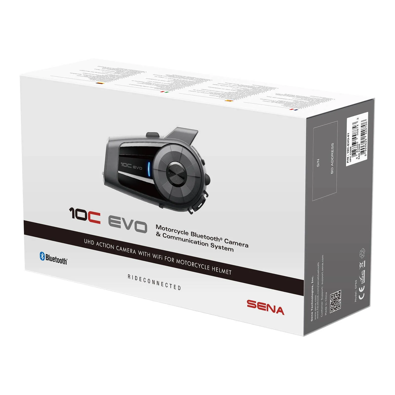 Sena 10C Evo Bluetooth Camera & Comm System with HD Speaker