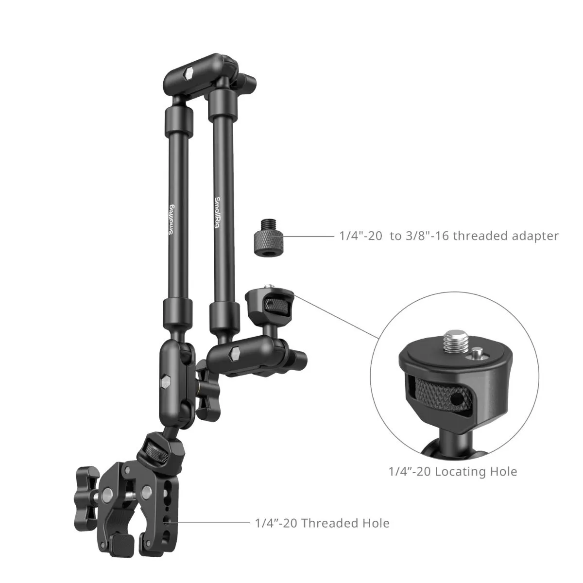 SmallRig Desktop Shooting Magic Arm with Crab Clamp Kit 4766