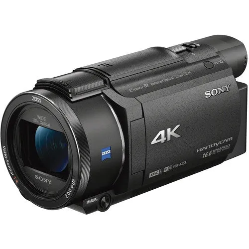 Sony FDRAX53-B 4K HD Video Recording Camcorder - Black