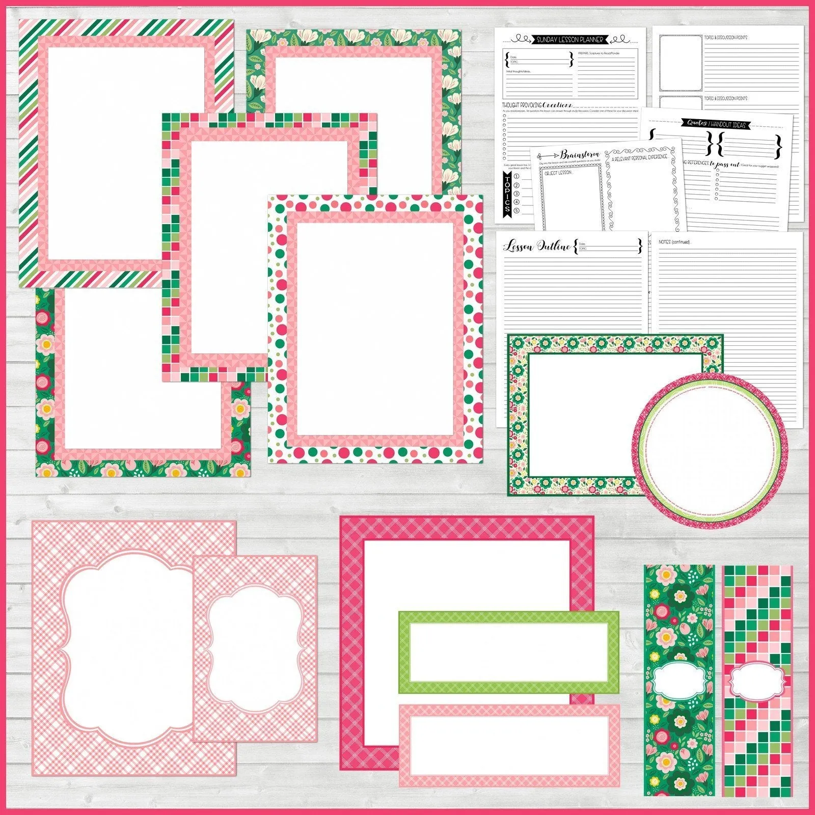 Sunday Lesson Kits 1-9 {DISCOUNTED BUNDLE} PRINTABLE