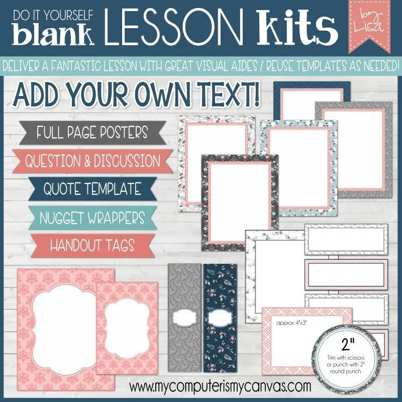 Sunday Lesson Kits 1-9 {DISCOUNTED BUNDLE} PRINTABLE