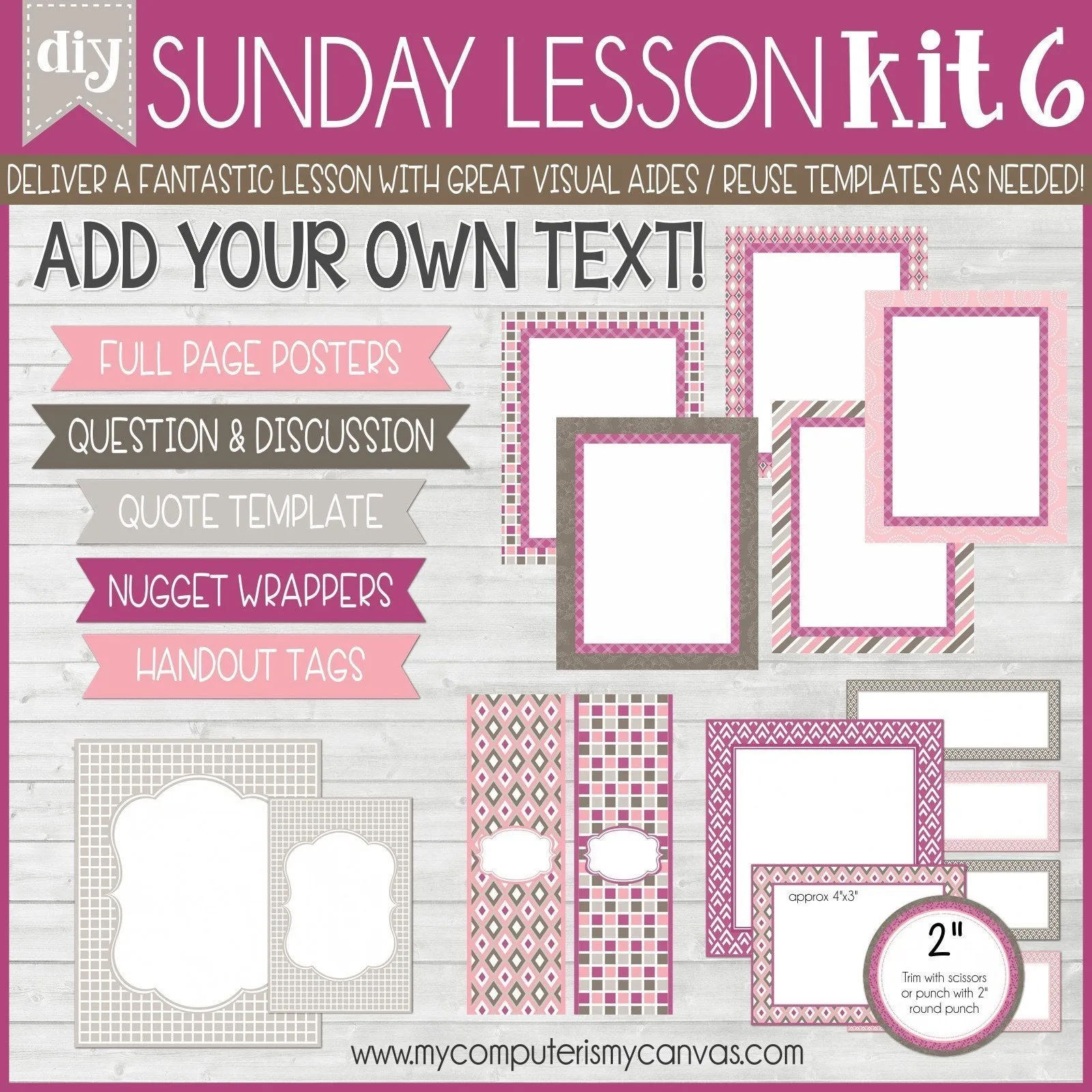 Sunday Lesson Kits 1-9 {DISCOUNTED BUNDLE} PRINTABLE