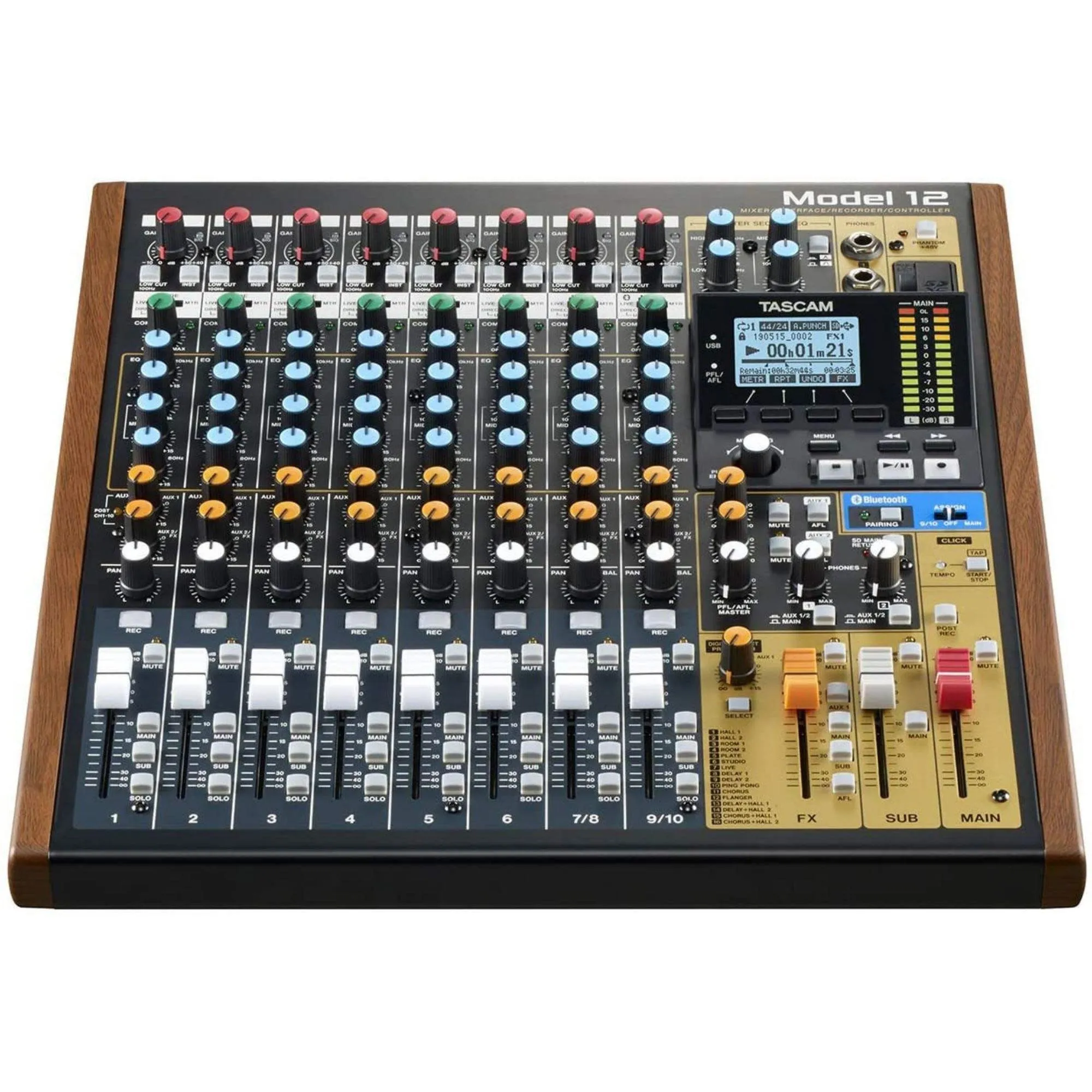 Tascam Model 12 All-In-One Digital Multitrack Recorder