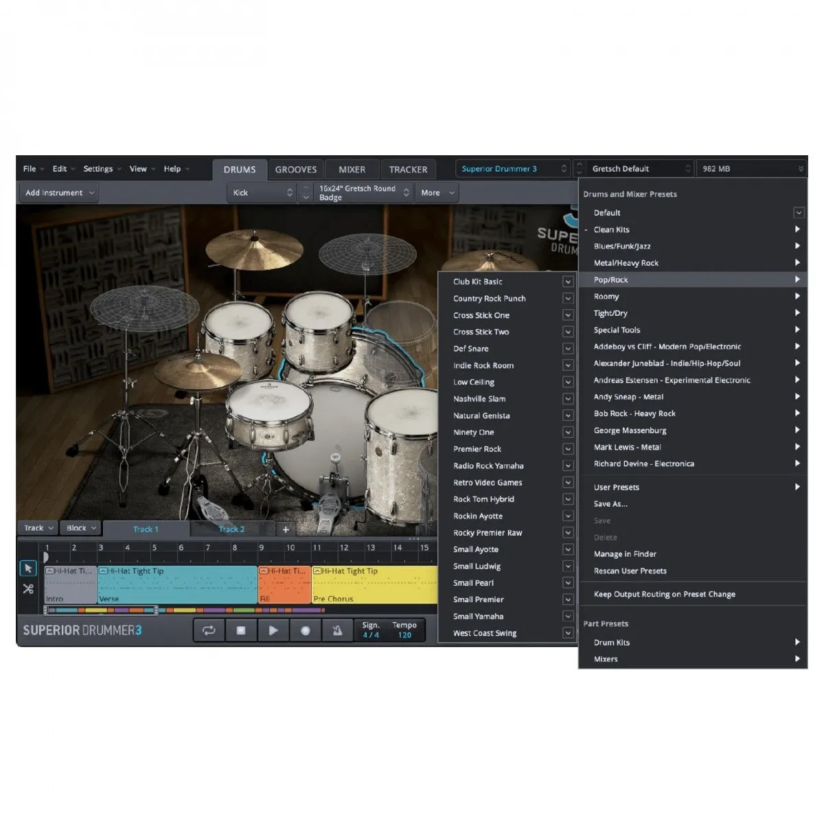 Toontrack Superior Drummer 3