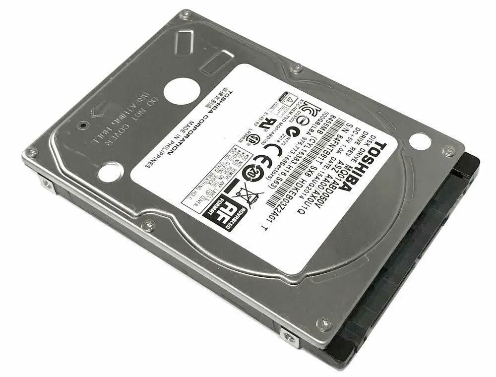 Toshiba (SATA) 2.5" Internal HD 500GB 5400RPM HDD HDKEB03Z2A01 MQ01ABD050V