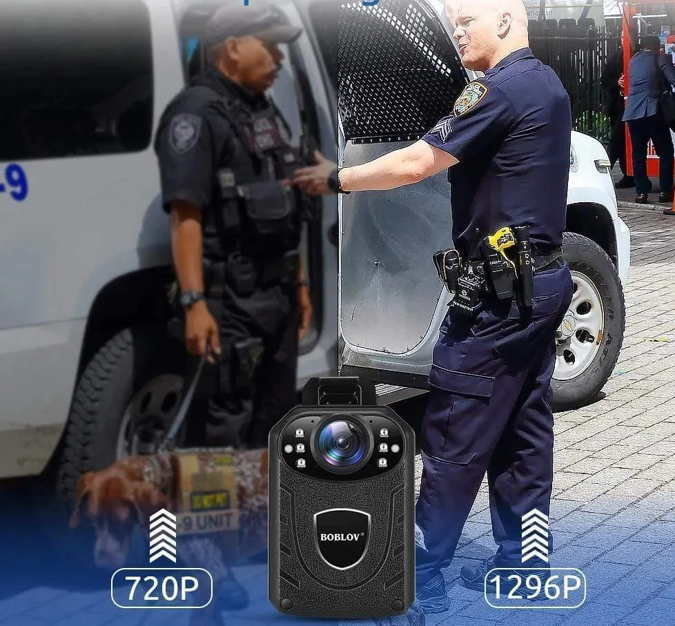 Ultra HD 1296p Professional Police Body Camera