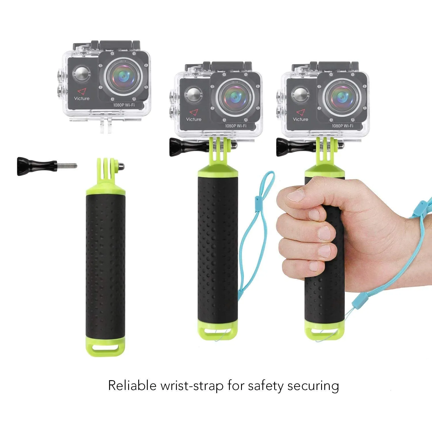 Victure CS8020 Floating Hand Grip for Action Camera