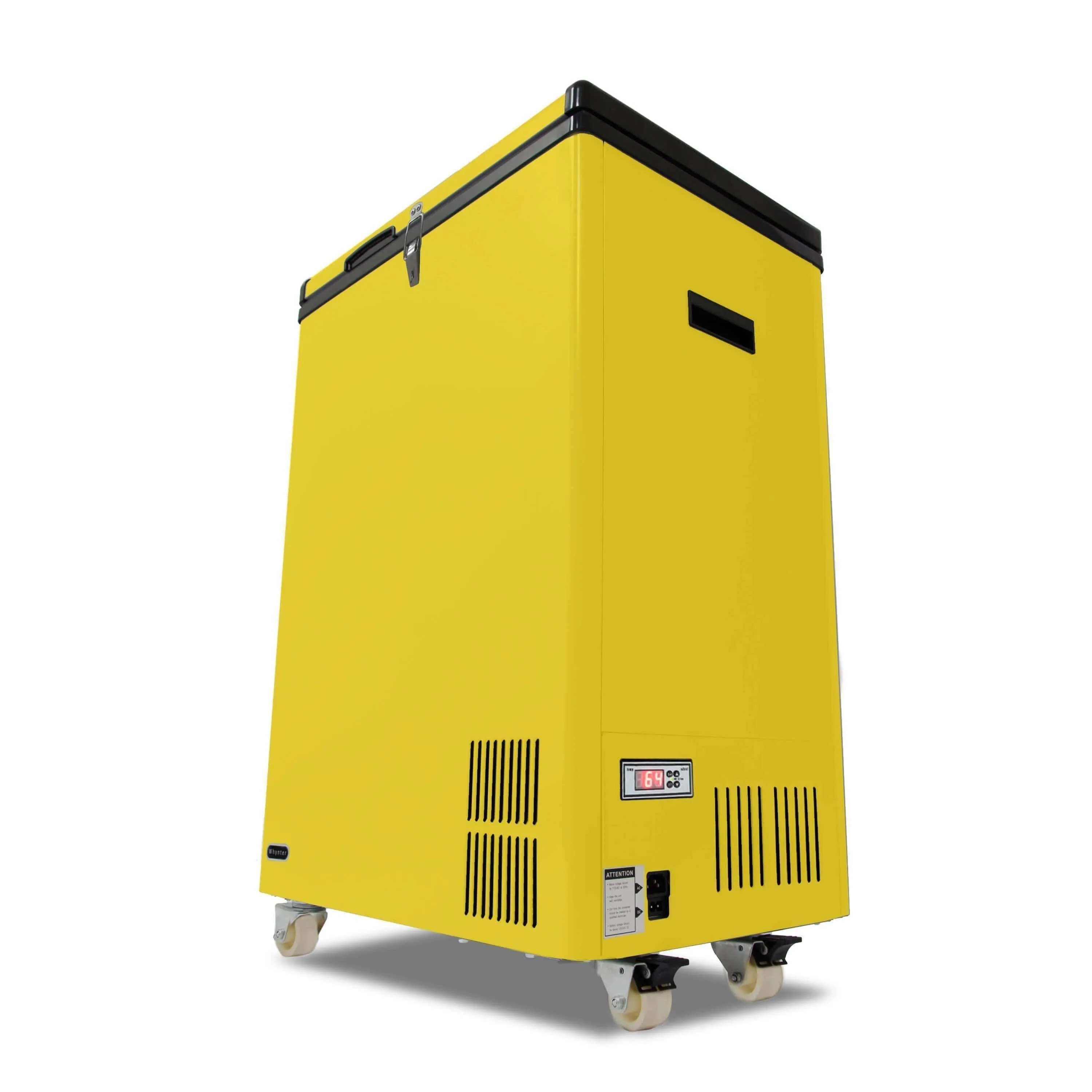 Whynter 95 Quart Portable Fridge / Freezer - Limited Edition Yellow FM-951YW